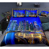 City View 3-Piece Duvet Cover Set Hotel Bedding Sets Comforter Cover with Soft Lightweight Microfiber,  Include 1 Duvet Cover,  2 Pillowcases for Double/Queen/King(1 Pillowcase for Twin/Single) miniinthebox