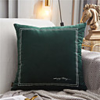 Classic Embroidery Simple Style Pillow Case Cover Home Office Fashion Pillow Case Cover Living Room Bedroom Sofa Cushion Cover