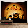 Classic Halloween Wall Decor 100% Polyester Modern Wall Art,  Wall Tapestries Decoration