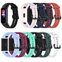 Classic Silicone Wrist Strap For Huawei Honor Band 5i Smart Wristband Replacement Sport Bracelet Watch Band For Honor Band 4 / 5i