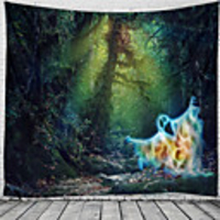 Classic Theme / Halloween Wall Decor 100% Polyester Classic / Psychedelic Wall Art,  150100 cm Decoration