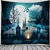 Classic Theme / Halloween Wall Decor 100% Polyester Classic / Psychedelic Wall Art,  150100 cm Decoration