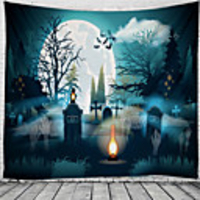 Classic Theme / Halloween Wall Decor 100% Polyester Classic / Psychedelic Wall Art,  150100 cm Decoration