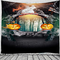 Classic Theme / Halloween Wall Decor 100% Polyester Classic / Psychedelic Wall Art,  150100 cm Decoration