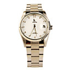 Classical Crystal Mechanical Luminous Watch with Calendar White