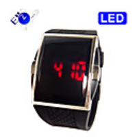Classical Design Big Number Display LED Watch
