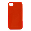 Classy Thickened Crystal Back Case for iphone4(Orange)