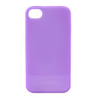 Classy Thickened Crystal Back Case for iphone4(Purple)