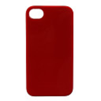 Classy Thickened Crystal Back Case for iphone4(Red)