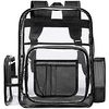 Clear Backpack F-color Large Clear Backpack Heavy Duty PVC Transparent Clear Bag for Stadium School miniinthebox