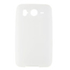 Clear Frosted TPU Skin Case for HTC Desier HD White