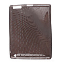 Clear Silion Case with Points Print for iPad2 (Grey)