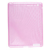 Clear Silion Case with Points Print for iPad2 (Pink)