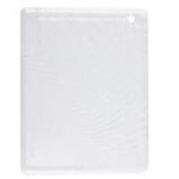 Clear Silion Case with Points Print for iPad2 (White)