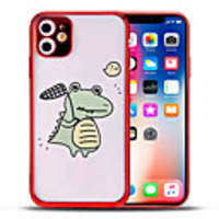 Clear Soft Silicone Phone Case For iPhone 11 Pro Max 7 8 Plus Cute Dinosaur Electroplated TPU Cases For iPhone XR SE 2020 Cover