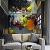 Clear water Fruit and Vegetable Suitable for TV Background Wall Wallpaper Murals Living Room Cafe Restaurant Bedroom Office XXXL(448280cm)