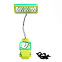 Clip-On Rechargeable Desk Lamp Green