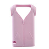 Clothes Shape Protective Silicon Case for C3 (Pink)