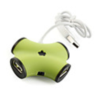 Clover 4 Port USB Hub (Green)