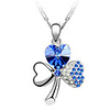 Clover Austrian Crystal Necklace
