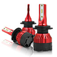CNSUNNYLIGHT K5 2PCS H4 H13 9004/HB1 9007/HB5 DZES Car Headlight Bulbs Headlamp Main Lights Better Than COB Auto Led Lamps 48W 6000K