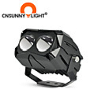 CNSUNNYLIGHT Newest DBCL LED Dual Lens Bi Color Projector Work Light Headlight Spot 12000Lm Hi/Lo White Yellow Fog DRLs For Jeep 2PCS