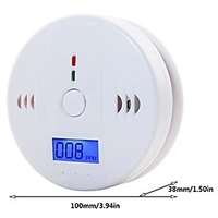 CO Monoxide Alarm Household Carbon Monoxide Alarm CO Soot Alarm Coal Stove Alarm miniinthebox