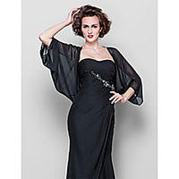 Coats / Jackets Chiffon Wedding / Party Evening / Casual Women