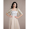Coats / Jackets Sequined Wedding / Party Evening Wedding Wraps / Bolero With Sequin