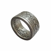 coin ring handcraft rings vintage handmade from morgan dollar silver plated copy coin1878 eagle silver plated us size 9-16