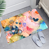 Color Seabed Painting Digital Printing Floor Mat Modern Bath Mats Nonwoven / Memory Foam Novelty Bathroom