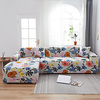 Colorful Floral Print Dustproof All-powerful Slipcovers Stretch L Shape Sofa Cover Super Soft Fabric Couch Cover Sofa Furniture Protector with One Free Boster Case miniinthebox