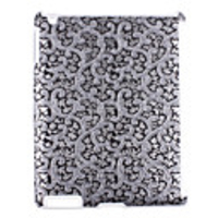 Colorful Half Hard Case for Ipad2(black)