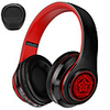 Colorful Light Magic Bluetooth Gaming Game Headphones Headset Heavy Bass Phone Computer General Motion Folding Earphone Auriculares-(with Travel Protective Carrying Storage Bag)