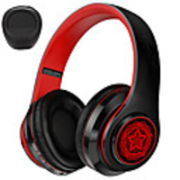 Colorful Light Magic Bluetooth Gaming Game Headphones Headset Heavy Bass Phone Computer General Motion Folding Earphone Auriculares-(with Travel Protective Carrying Storage Bag)