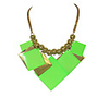 Colorful Metal Plate Necklace