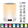 Colorful Night Light With Bluetooth Speaker Smart Portable Wireless Touch Control Desk Table Lamp TF Card Color LED Luminaria
