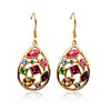 Colorful Raindrops Diamond Eardrops