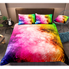 Colorful Smog 3-Piece Duvet Cover Set Hotel Bedding Sets Comforter Cover with Soft Lightweight Microfiber,  Include 1 Duvet Cover,  2 Pillowcases for Double/Queen/King(1 Pillowcase for Twin/Single)