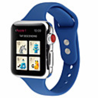 Colorful Soft Silicone Sports Band For Apple Watch Series 1 2 3 4 Watchband Strap For 40MM/44MM/38MM/42MM