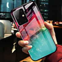 Colorful Tempered Glass Phone Case for Samsung Galaxy S20 S20 Plus S20 Ultra S10 S10E S10 Plus S9 S9 Plus Note 10 Note 10 Plus A10 A20 A30 A40 A50 A70 A20E