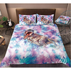 Colorful Tie Dye Duvet Cover Set Boho Hippie Bedding Set Rainbow Tie Dyed Comforter Cover Queen 3 Pieces for Kids Teens Adults 1 miniinthebox