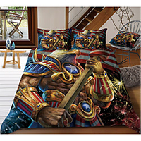 Colorful Tie Dye Duvet Cover Set Boho Hippie Bedding Set Rainbow Tie Dyed Comforter Cover Queen 3 Pieces for Kids Teens Adults 1 miniinthebox