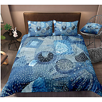Colorful Tie Dye Duvet Cover Set Boho Hippie Bedding Set Rainbow Tie Dyed Comforter Cover Queen 3 Pieces for Kids Teens Adults 1 miniinthebox