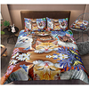 Colorful Tie Dye Duvet Cover Set Boho Hippie Bedding Set Rainbow Tie Dyed Comforter Cover Queen 3 Pieces for Kids Teens Adults 1 miniinthebox