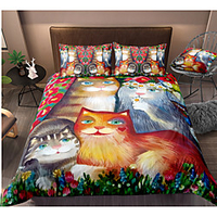Colorful Tie Dye Duvet Cover Set Boho Hippie Bedding Set Rainbow Tie Dyed Comforter Cover Queen 3 Pieces for Kids Teens Adults 1 miniinthebox