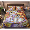 Colorful Tie Dye Duvet Cover Set Boho Hippie Bedding Set Rainbow Tie Dyed Comforter Cover Queen 3 Pieces for Kids Teens Adults 1 miniinthebox