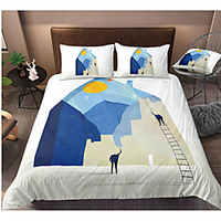 Colorful Tie Dye Duvet Cover Set Boho Hippie Bedding Set Rainbow Tie Dyed Comforter Cover Queen 3 Pieces for Kids Teens Adults 1 miniinthebox