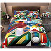 Colorful Tie Dye Duvet Cover Set Boho Hippie Bedding Set Rainbow Tie Dyed Comforter Cover Queen 3 Pieces for Kids Teens Adults 1 miniinthebox