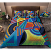 Colorful Tie Dye Duvet Cover Set Boho Hippie Bedding Set Rainbow Tie Dyed Comforter Cover Queen 3 Pieces for Kids Teens Adults 1 miniinthebox
